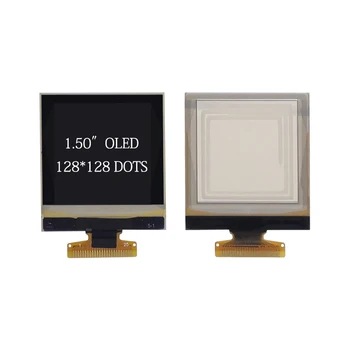 1.5 Palčni OLED Zaslon 128*128 Dot Matrix Kvadratni Zaslon SH1107 Voznik 25Pins