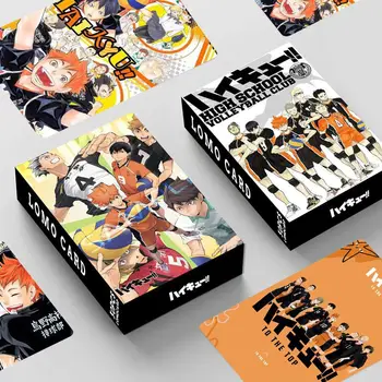 30 Listov/Set Anime Haikyuu!! Lomo Kartico Kenma Kozume, Kuroo Tetsuro Slika Mini Dopisnica Voščilnico Kawaii Tiskovine Darilo