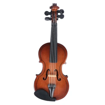 4X Darila Violino Glasbeni Instrument Miniaturni Replika Primeru, 8X3cm