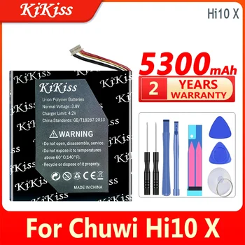 5300mAh KiKiss Novo Baterijo Za Chuwi Hi10 X Tablični RAČUNALNIK Akumulator 7-Žice Priključite Orodje na Baterije