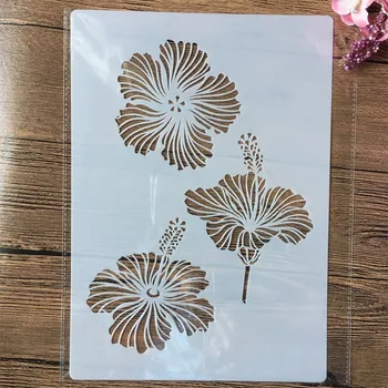 A4 29 cm Mandala Cvetje DIY Layering Matrice Stensko Slikarstvo Album Kolorit Reliefi Album Dekorativni Predlogo