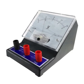 Anlog Voltmeter -1-0-3V/-5-0-15V Plošči Merilnik Fizika učni Pripomočki Dropship