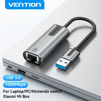 Banja USB Ethernet Adapter USB 3.0 Omrežno Kartico za RJ45 Hitrost 1000M Lan vmesnik za Windows, Mac Xaiomi Ethernet USB Adapter