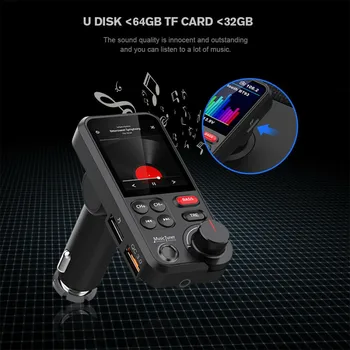 BT93 Avto Brezžični Radio UKV-Oddajnik MP3 Predvajalnik Avdio Polnjenje Prostoročno Nastavljiv BASS Visoko/Nizko MP3 Izenačevalnika