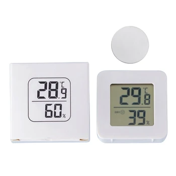 Digitalni LCD Temperature in Vlažnosti Detektorji Profil samolepilni Elektronski Termometer, Higrometer za Homeurad