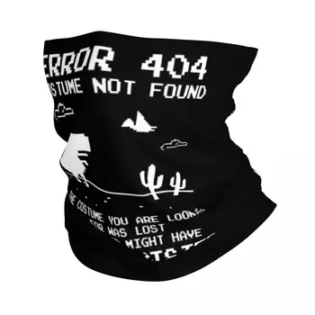 Dinozaver Napaka 404 Kostum Ni mogoče Najti Kodo Ruta Vratu Gaiter za Smučanje, Kolesarjenje Zaviti Šal Geek Programer Glavo Toplejše