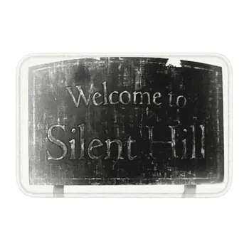 Dobrodošli v Silent Hill Vrata Mat Anti-slip Kuhinja, Kopalnica, Spalnica, Dnevna Soba Vhod Preproga Preprogo 40*60 cm