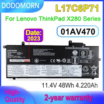 DODOMORN L17C6P71 Laptop Baterija Za Lenovo ThinkPad X280 L17M6P71 L17L6P71 01AV470 01AV471 01AV472 SB10K97619 11.4 V 48Wh