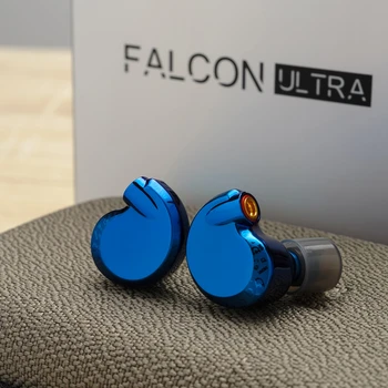 DUNU Falcon Ultra 10.7 mm Dinamičnega Voznika in-Ear Monitorje Hi-fi Slušalke Slušalke z Izmenljivimi Opozarjati Filtri MMCX Kabel