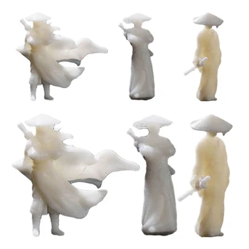 Edinstven Smolo Figurice za Miniaturne Pokrajine Borilne Slika Silikonski Kalup