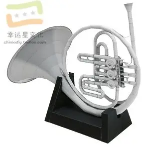 Glasbeni Instrument Rog 3d Papir Model DIY Ročno izdelan Papir Plesni Papir Plesni Dekoracijo Igrače