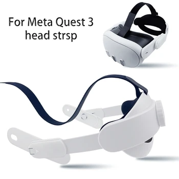 Glavo Traku Za Meta Quest 3 Trak Udobje Nastavljiv za Meta Quest 3 Glavo Padec Ladijskega prometa