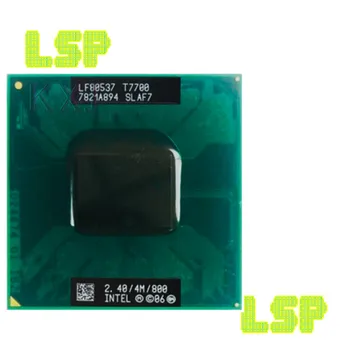Intel Core 2 Duo T7700 Zvezek CPU Procesor za Prenosnik PGA 478 cpu Cache/2,4 GHz/800/Dual Core