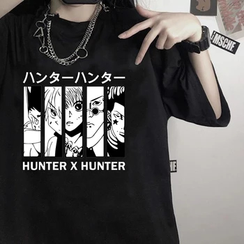 Japonske Anime Jujutsu Kaisen Gojo Satoru Majica s kratkimi rokavi Moški Unisex Hunter X Hunter Hisoka Tshirt Kawaii Killua T-shirt Grafični Tees Moški