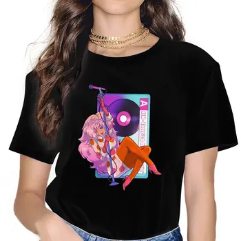 Jem In Hologrami je Melodijo Zajebavam Unisex Majica Grafični Femmes Tees Poletnih Oblačil Poliester O-Vratu TShirt