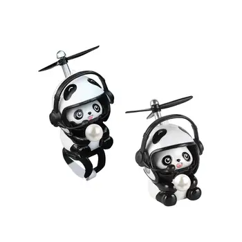 Kolo Krmilo Gori Lutka z Propeler Ročke Dekoracijo Kolo Okrasni Dodatki Električni Avtomobil Panda Lutka Okraski