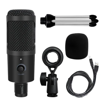 Kondenzator Mikrofon,Mikrofon USB Prenosni RAČUNALNIK Iger Mikrofon Za Snemanje, Voice Over, Pretakanje, Domači Studio