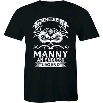 Legenda Je Živ Manny Neskončno Legenda - Neverjetno Zmaj Design Moški T-shirt