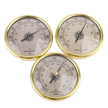 Mehanske Termometer, Higrometer Barometer za Ladje/Tovarne/Laboratoriji/Home Wall Mount Vgrajeni 72 mm Lahke Dropship