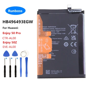 Novi Originalni 5000mAh HB496493EGW Baterija Za Huawei Uživajo 50 Pro CTR-AL00 / Uživajo 50Z VEČER-AL00 Mobilni Telefon
