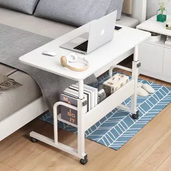 Nočno omarico premična dvižna miza dormitorij spalnica doma študent desk preprosto dviganje leni postelji računalniški mizi