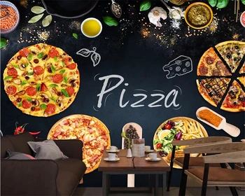 Ozadje po meri 3d moralno osebnost pizza restavracija tablo v ozadju stene обои dnevna soba, spalnica restavracija ozadje