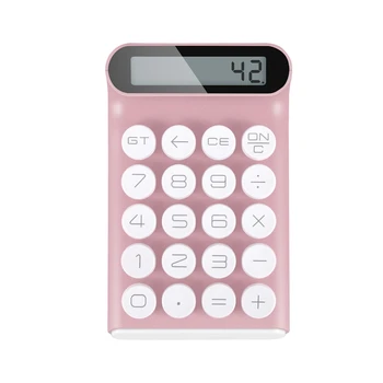 Retro Kalkulator Mehansko Tipkovnico za Prenosni Računalnik 10 Mestno LCD-Zaslon Finančni Urad Moda Kalkulator