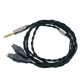 Slušalke 4.4 Mm Uravnoteženo Kabel DIY Kabel Za Sennheiser HD580 HD600 HD650 HD660S Slušalke Nadgradnjo Kabel