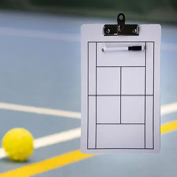 Tenis Coaching Komisij Izvedencev Prestavi Igro večkrat zapisljivi za enkratno uporabo z flomaster Nogomet Coaching Table, Strategija, Taktika Odložišče