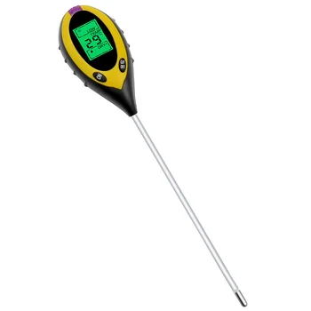 Trgovina 4-v-1 Termometer, Higrometer Tal Tester pH Meter Lux Meter Temperatura Vlažnost Monitor