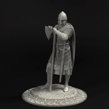 Unassambled 1/24 stari vojak Norman vitez, 11. stoletja Smolo slika miniaturni model, kompleti Unpainted
