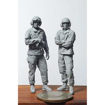 Unassambled 1/35 sodobne posadka vključuje 2 človek Smolo slika miniaturni model, kompleti Unpainted