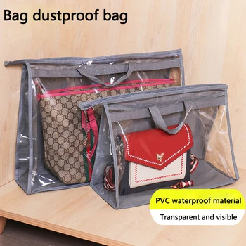 Vrečko dustproof vrečko, omaro visi skladiščenje vrečko, PVC prozorni vodotesno usnje vreča, zaščitna visi skladiščenje vrečka