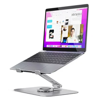Xnyocn Laptop Stojala Vrtljiva Zložljive Aluminijaste Zlitine Prenosni Nosilec Združljiv Macbook Air Pro 14 Huawei Xiaomi Prenosni Nosilec