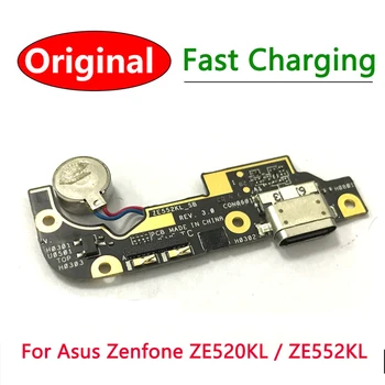 Za Asus Zenfone 3 ZE520KL ZE552KL Vrata USB Polnilnik Dock Vtič Priključek za Polnjenje Odbor FLex Kabel Mikrofona Mikrofon Odbor