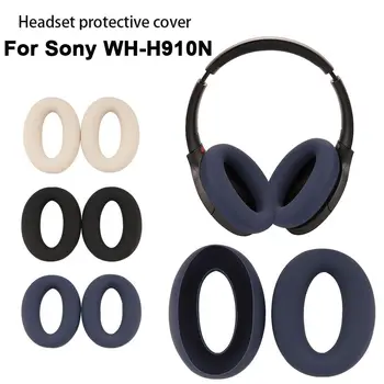 Zamenjava Silikonski Ušesni Blazine Blazine Pokrovček Za Sony WH-H910N Slušalke Slušalke Trajne EarPads Earmuff Zaščitna torbica Sleeve