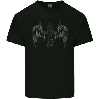 Zmaj Kača Gothic Fantasy Težkih Kovin Mens Bombaža T-Shirt Tee Vrh