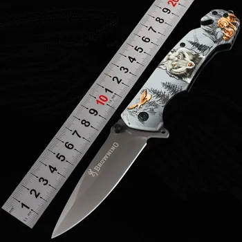 Zunanji samoobrambe Folding Nož Visoko Trdoto Prenosni Preživetje Jekla Vojaško Taktično Noži za Moške